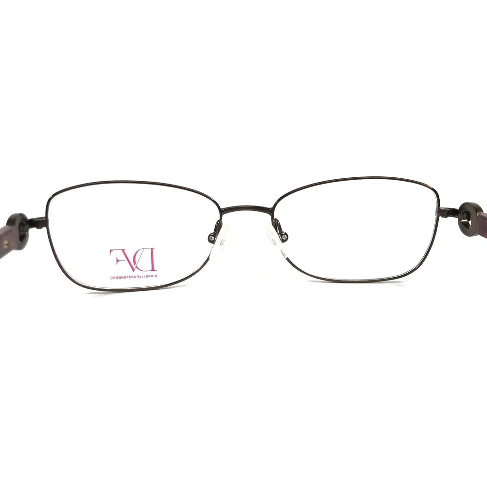 Diane Von Furstenberg Eyeglasses Frames DVF8046 207 Bronze Burgundy 51-16-135